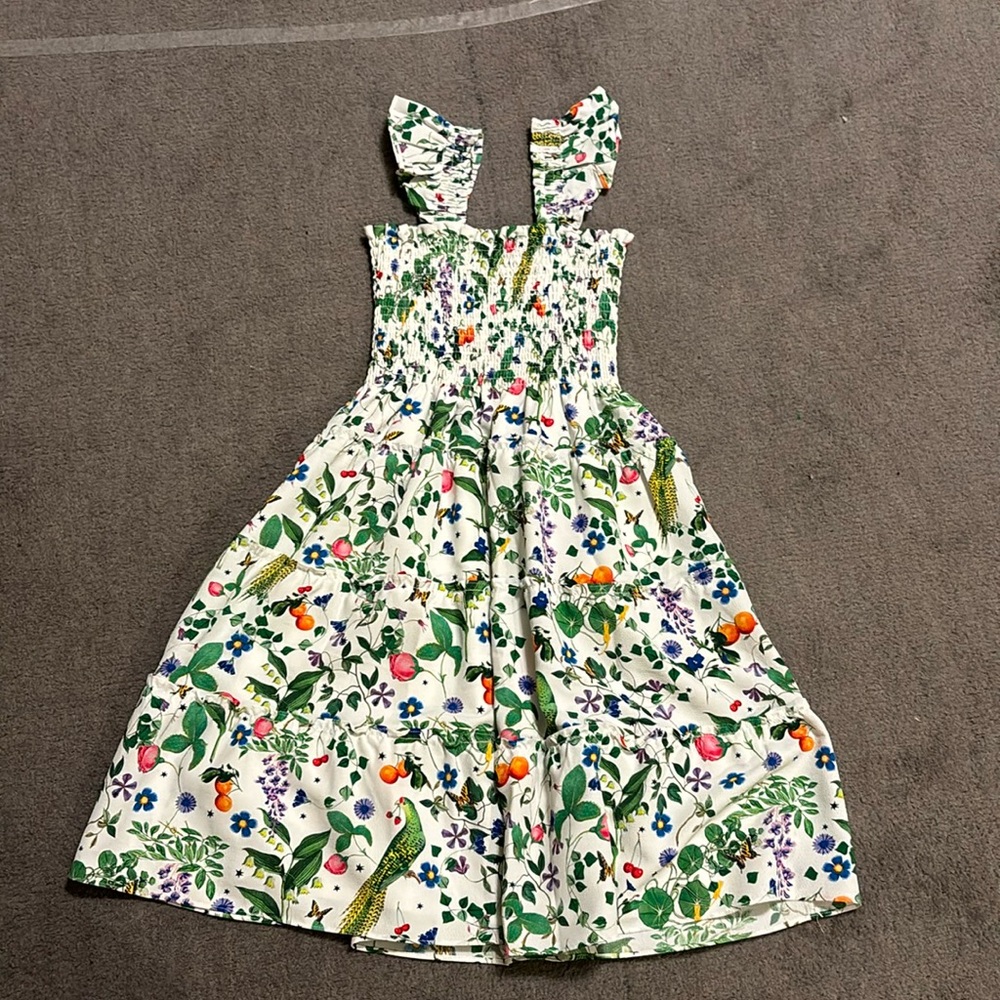 SOLD OUT Artist's Edition Hill House Tiny Nap Dress SilkenPetal Wings Crepe 9-10